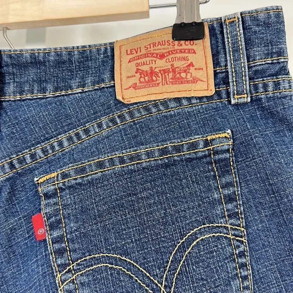 LEVI’S Women’s High Rise Denim Jean Shorts Blue Size 7